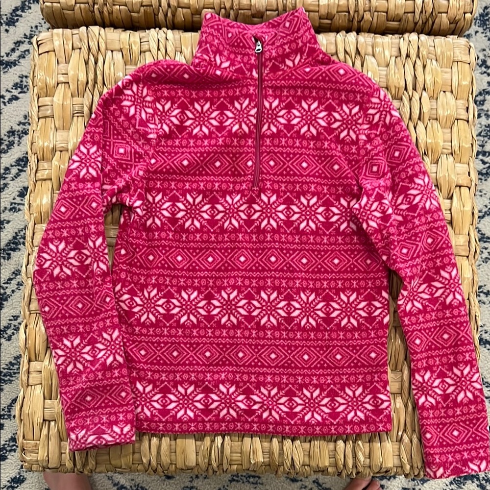 Obermeyer girls half zip fleece jacket